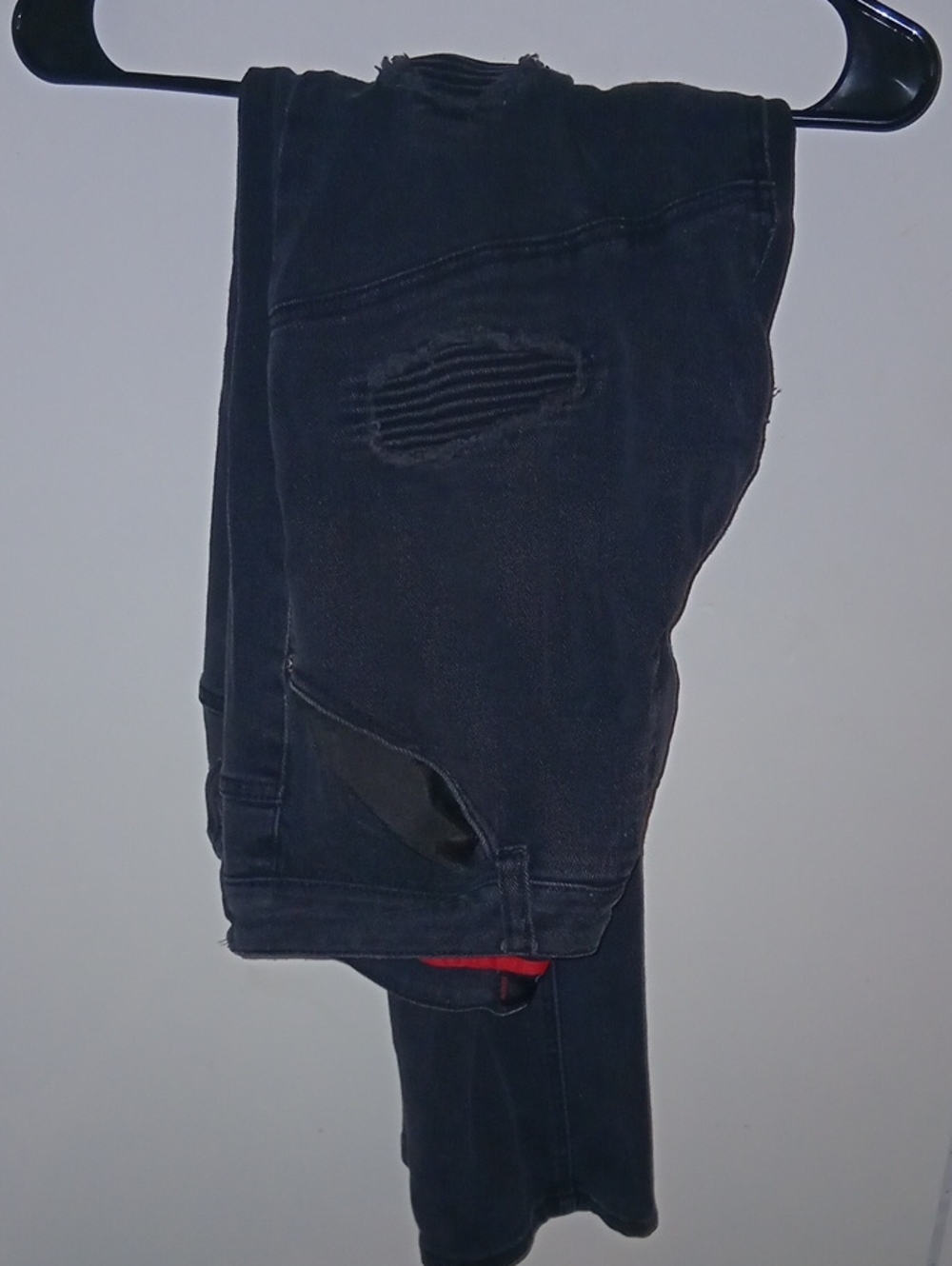 Chapel&Greed Mens Black Distressed Jeans - Classic Stretch Denim